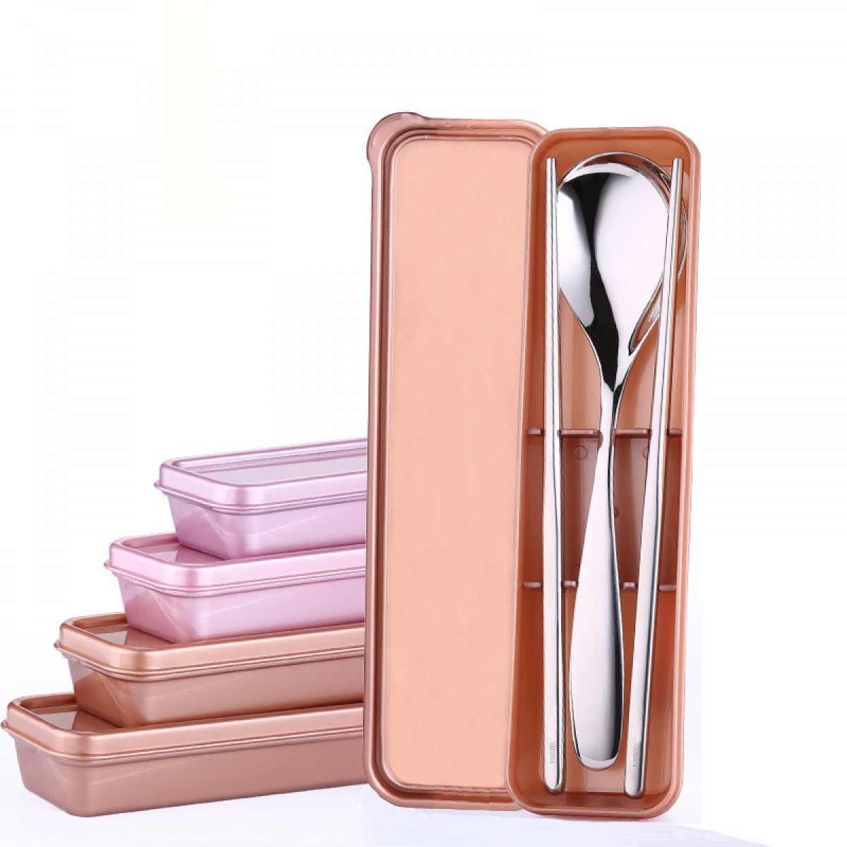 Hermit crab 304 stainless steel chopsticks spoon Korean tableware set