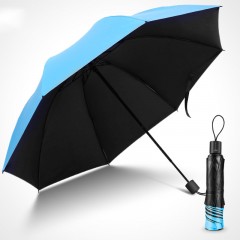 Red Leaf Umbrella Sunscreen, Sunshine, Rain Dual Use Sunumbrella, Female Candy Fold Umbrella, Large Black Rubber Sunscre