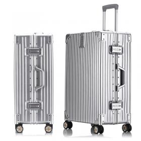 Igtt aluminium frame suitcase pull-rod box suitcase universal wheel male and female 20/24/26 inch password box boarding 